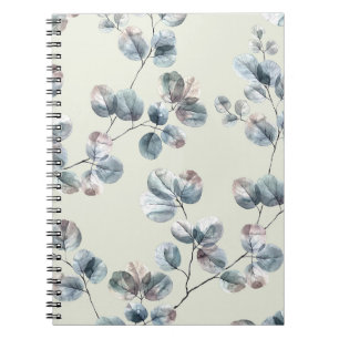 Cuaderno Salto acuático, patrón, abstracto, decoración, fl