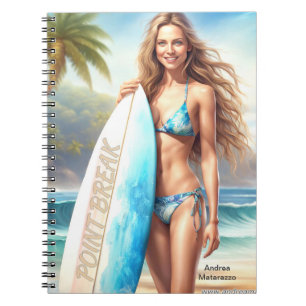 Cuaderno salto de punto de acción chica