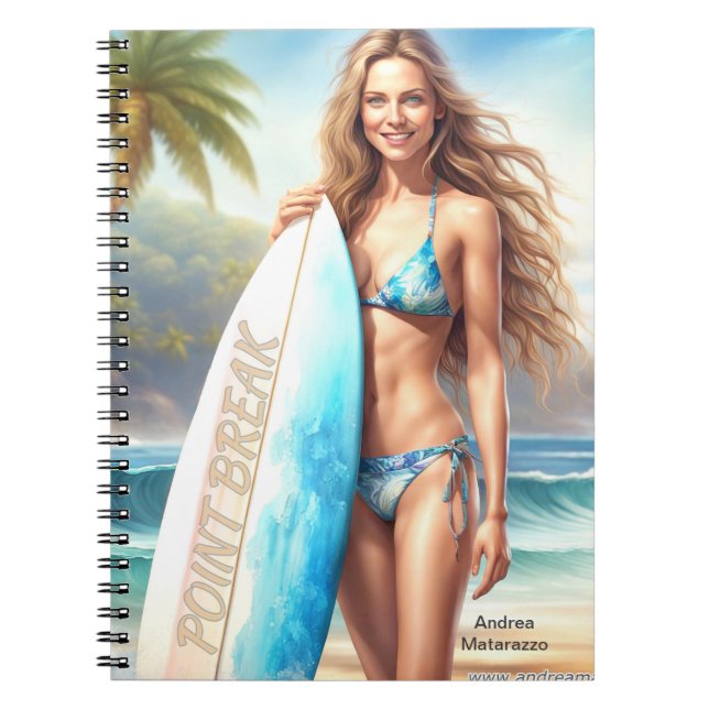 Cuaderno salto de punto de acción chica (Frente)