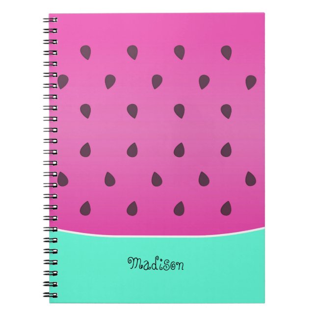 Cuaderno Salto de sandía silvestre | Personalizado (Frente)