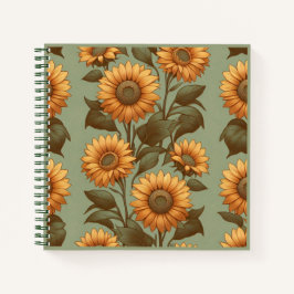 Cuaderno Salto y girasoles II