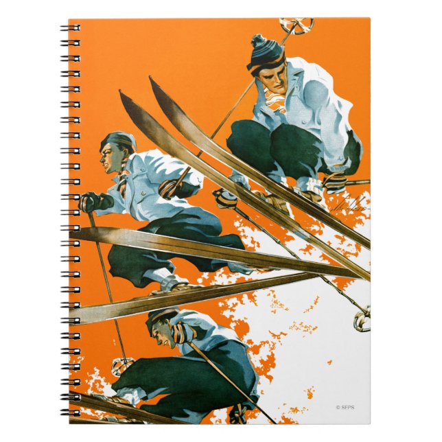 Cuaderno Saltos de esquí por soldadura en esquí (Frente)