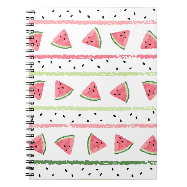 Cuaderno Saltos de sandía: impermeable sin foco (Frente)