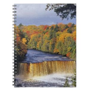Cuaderno Saltos superiores de Tahquamenon en UP Michigan en