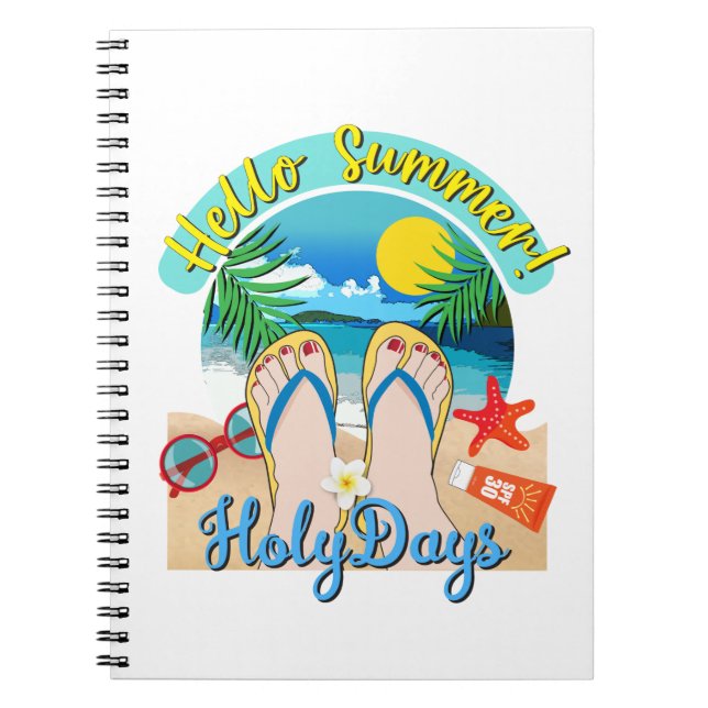 Cuaderno Saludo verano - Holy Days (Frente)