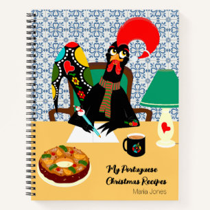 Cuaderno Saludos de Navidad desde el Rooster Portugués