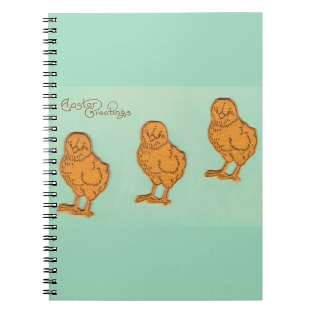 Cuaderno Saludos de Pascua Chicas Verde (Frente)