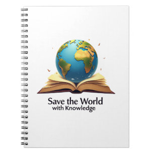 Cuaderno Salva el mundo con conocimiento