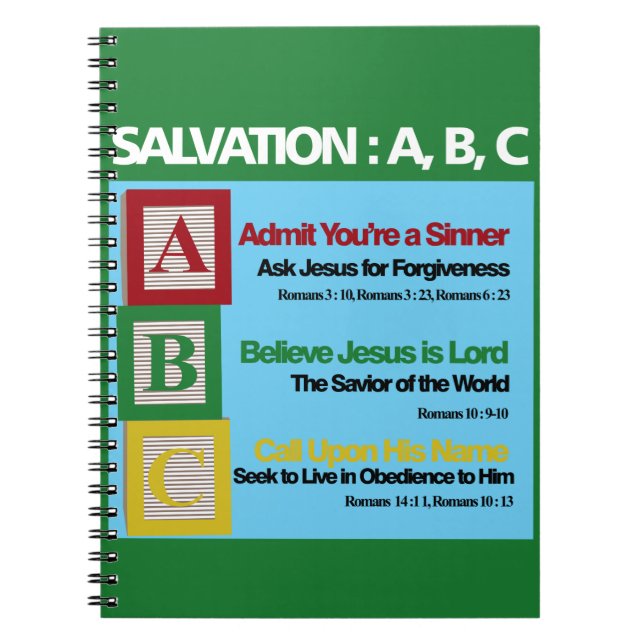 Cuaderno Salvación ABC (Frente)