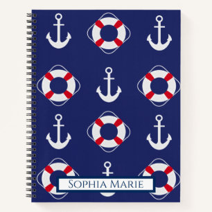 Cuaderno Salvadores de vida y anclas Patrones náuticos