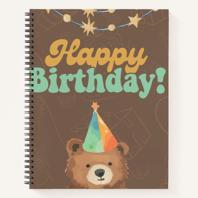 Cuaderno Salvaje uno: Únete a nosotros por un ruidoso cumpl (Anverso)