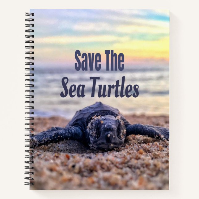 Cuaderno Salvar a las tortugas marinas (Anverso)