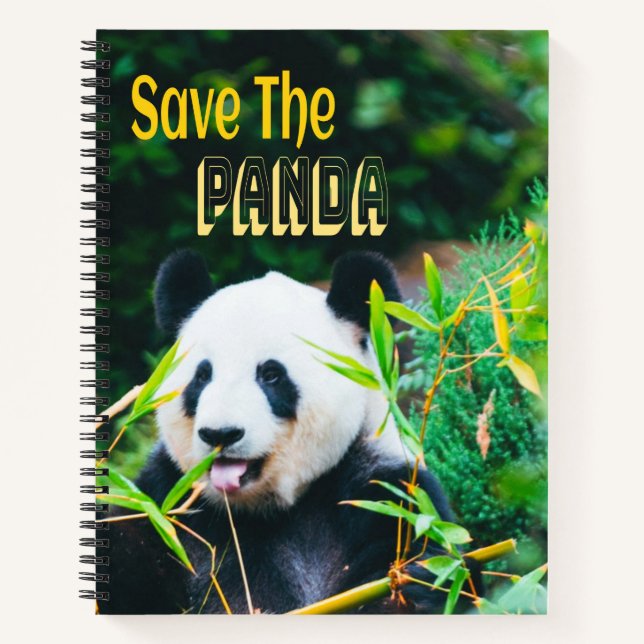 Cuaderno Salvar el Panda (Anverso)