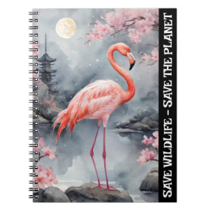 Cuaderno Salvar Flamingo - Salvar la naturaleza y el planet