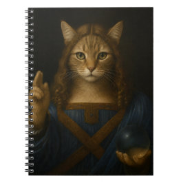 Cuaderno Salvator Mundi Gato Arte Parodia Renacimiento