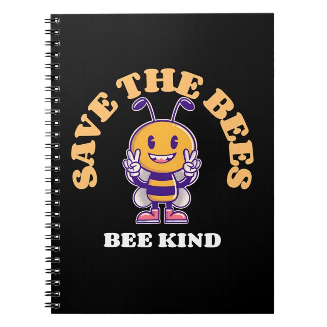Cuaderno Salven A Las Abejas A Ser Amables (Frente)