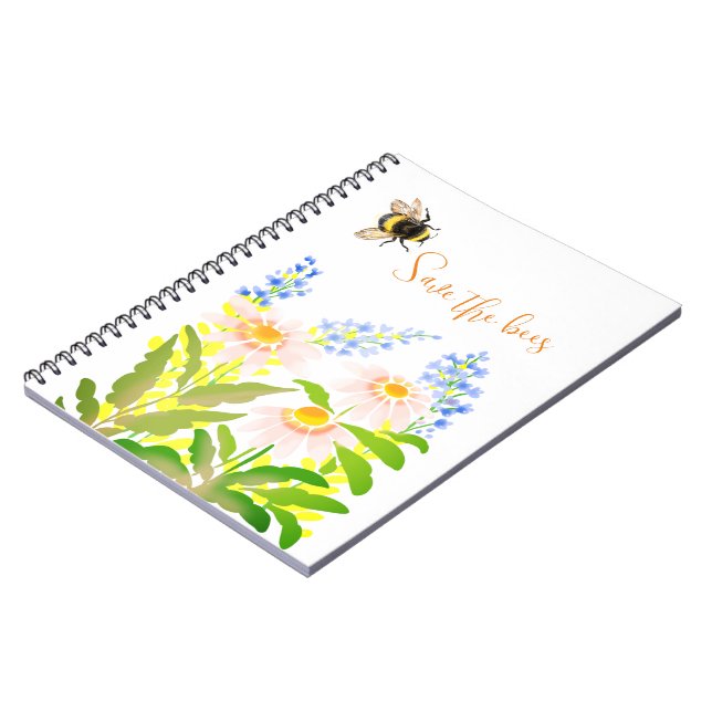 Cuaderno Salven a las abejas, abejorro (Lado Izquierdo)