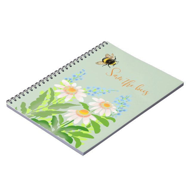 Cuaderno Salven a las abejas, abejorro (Lado Izquierdo)