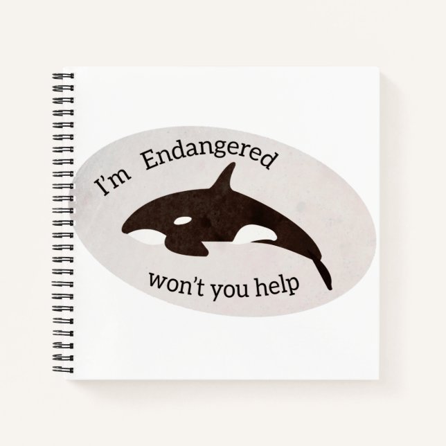 Cuaderno Salven a las ballenas (Anverso)