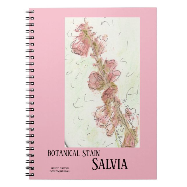 CUADERNO SALVIA DE ESTANCIA BOTÁNICA (Frente)