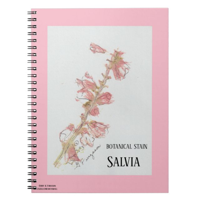 CUADERNO SALVIA DE ESTANCIA BOTÁNICA (Frente)
