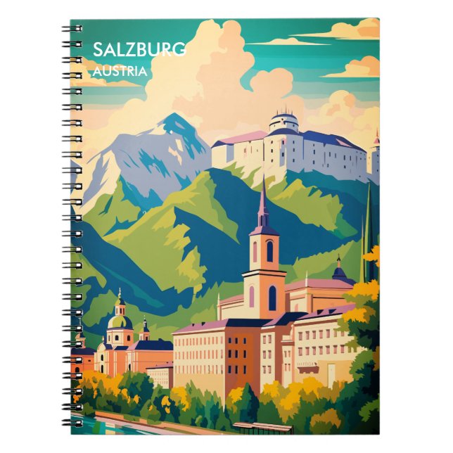 Cuaderno Salzburgo Austria Travel (Frente)