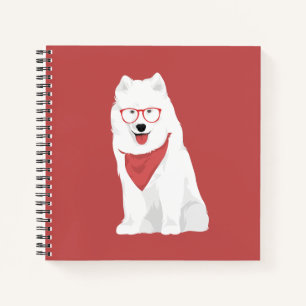 Cuaderno Sammy El Perro Samoyed De La Banda Roja