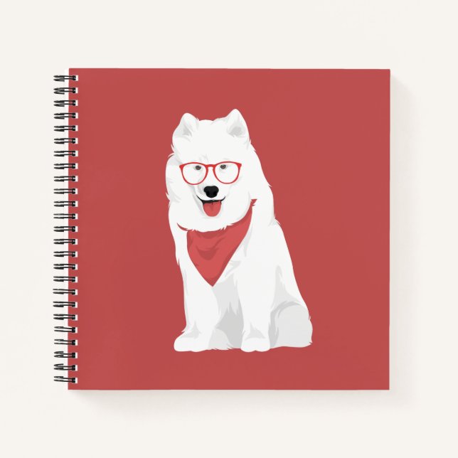 Cuaderno Sammy El Perro Samoyed De La Banda Roja (Anverso)