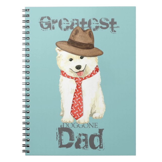 Cuaderno Samoyed Dad (Frente)