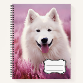 Cuaderno Samoyed y heather