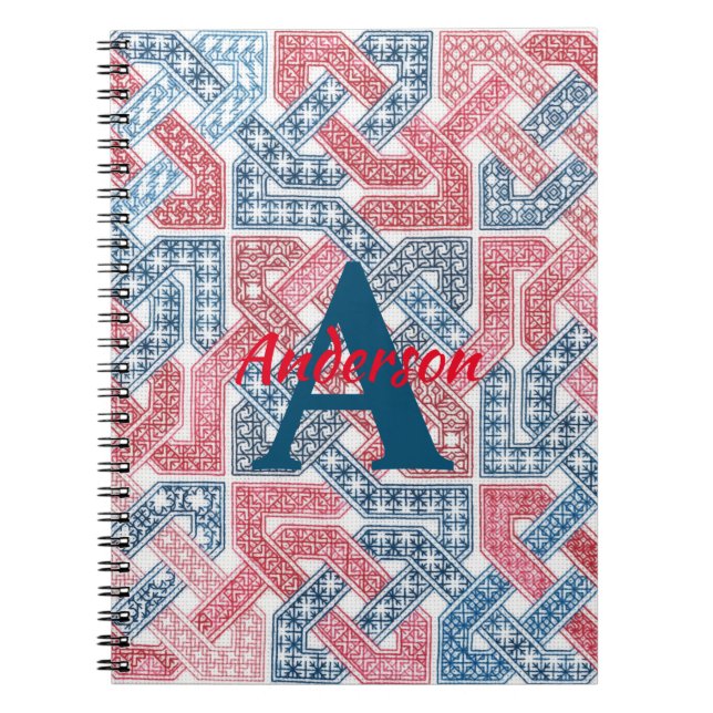 Cuaderno Sampler de Knotwork - Todo girado (Frente)