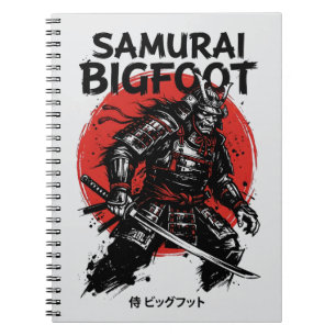 Cuaderno Samurai Bigfoot : Arte Sasquatch Guerrero Japonés
