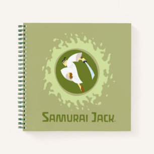 Cuaderno Samurai Jack Leaping Graphic
