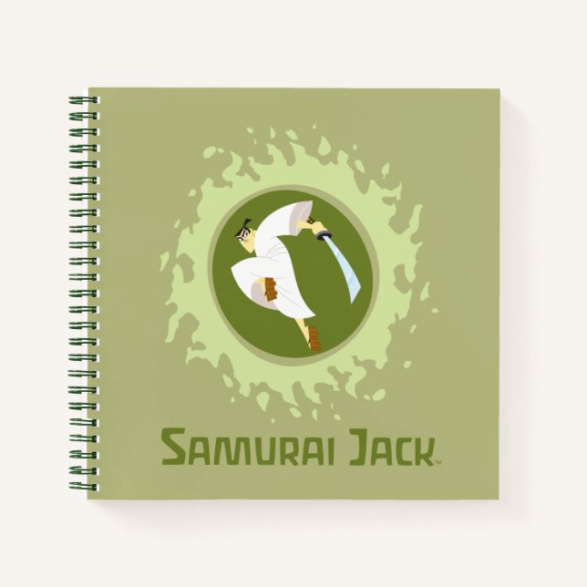 Cuaderno Samurai Jack Leaping Graphic (Anverso)