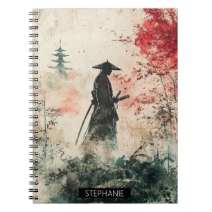 Cuaderno Samurái Silencioso Bosque Carmesí (1)