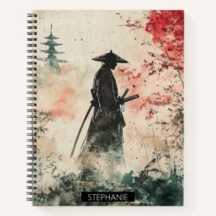 Cuaderno Samurái Silencioso Bosque Carmesí (1)