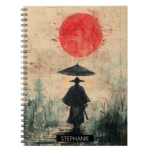 Cuaderno Samurái Silencioso Bosque Carmesí (2)
