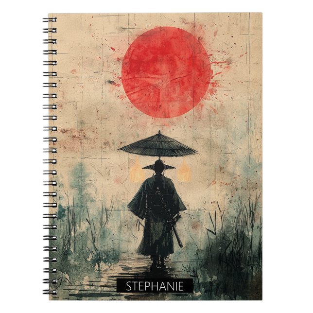 Cuaderno Samurái Silencioso Bosque Carmesí (2) (Frente)