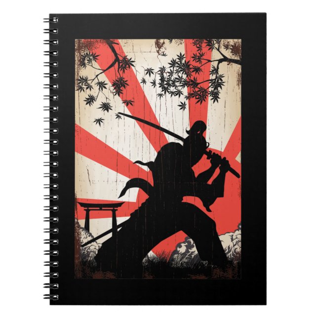 Cuaderno Samurai Warrior Art, el espadachín japonés (Frente)