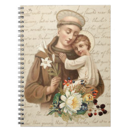 Cuaderno San Antonio de Padua y Niño Jesús Religioso