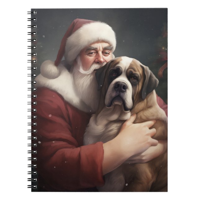 Cuaderno San Bernardo con Santa Claus Navideño (Frente)