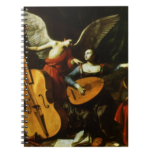 Cuaderno San Cecilia y el ángel de Carlo Saraceni (Frente)