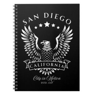 Cuaderno San Diego Ciudad en Movimiento California Águila V