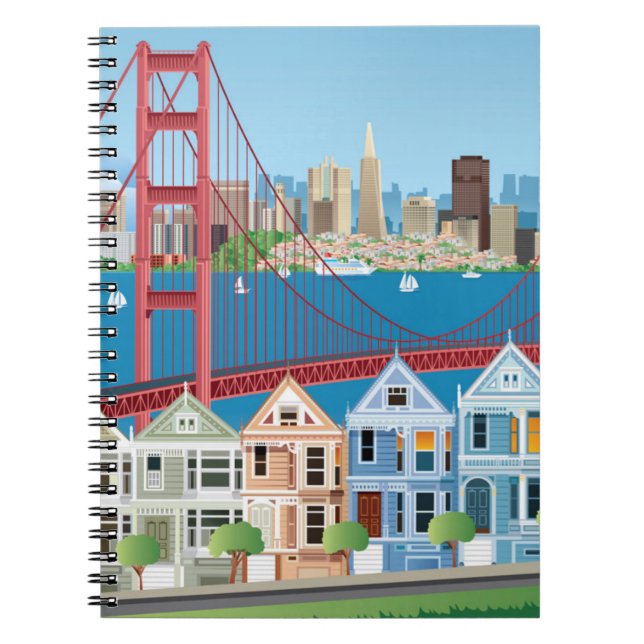 Cuaderno San Francisco, CA el | la ciudad por la bahía (Frente)