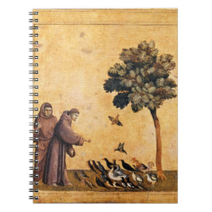 Cuaderno San Francisco De Asís Predicando A Las Aves