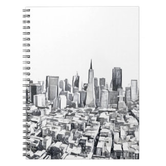 Cuaderno San Francisco fresco SF Citiscape