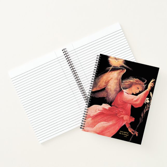 Cuaderno San Gabriel el Arcángel con la oración (Interior)