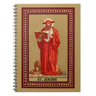 Cuaderno San Jerome como cardenal con león (P 004)