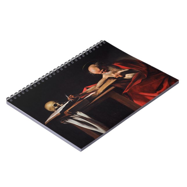 Cuaderno San Jerónimo escribiendo (por Caravaggio) (Lado Izquierdo)