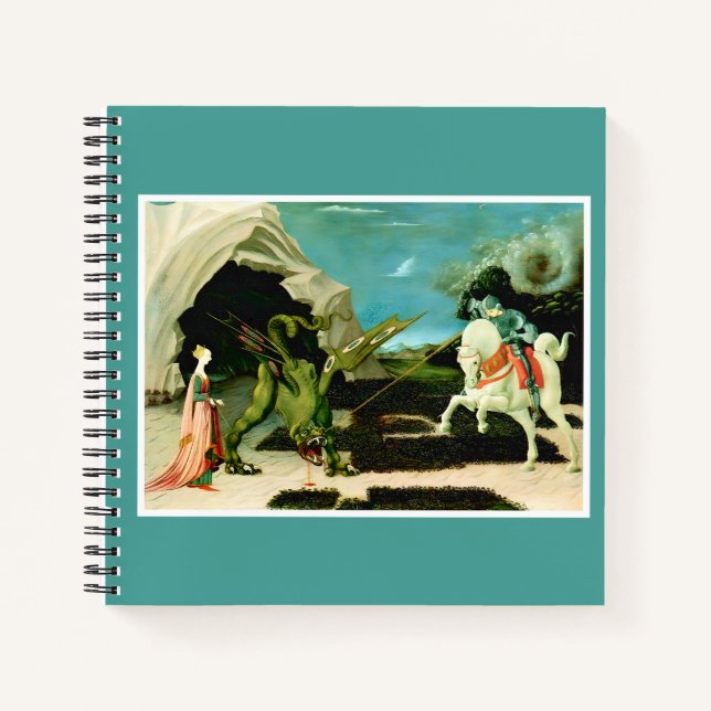 Cuaderno San Jorge Medieval y el Dragón (Anverso)
